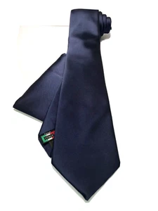 Brand Q Skinny 2.75” Microfiber Tie Necktie & Pocket Square Solid Royal Blue NWT - Picture 1 of 3