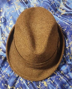 Bianchi Casuals Wool Fedora Hat Mens Brown Vintage - Picture 1 of 8