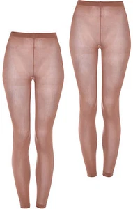 Paquete múltiple de mallas sin pies para mujer escuela niñas damas - Imagen 1 de 7