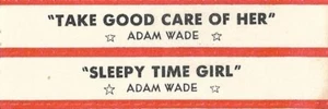 Jukebox Title Strip - Adam Wade: "Take Good Care Of Her" - Version 2 - Picture 1 of 1