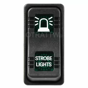 Interruptor basculante OTRATTW Carling Tech Contura X, Polaris, LUCES ESTROBOSCÓPICAS, LENTE VERDE - Imagen 1 de 4