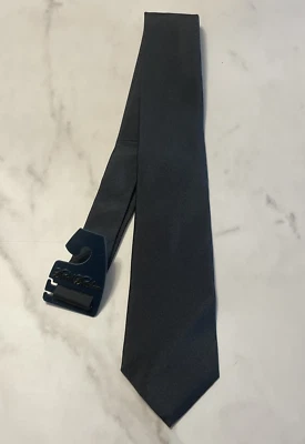 Corbata para hombre Brooks Brothers negra "US Navy" Premier Collection 100 % seda 58" Foto 1 de 4