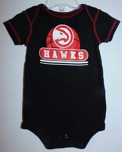 Ropa de una sola pieza de los Atlanta Hawks de 18 meses, negra, de la NBA - Imagen 1 de 2