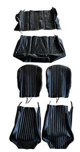 Set Schonbezüge für Fiat 126 Fsm Farbe Schwarz Modell Nylon - Bild 1 von 7