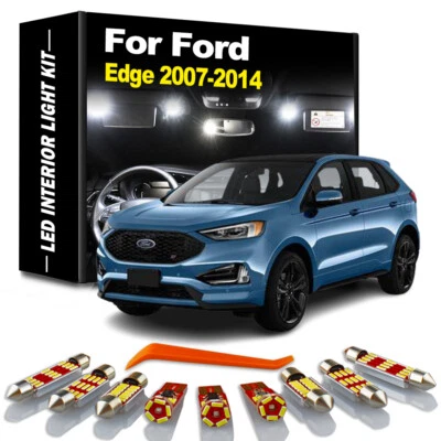 Luz interna Canbus LED para Ford Edge 2007-2014 mapa cúpula porta-malas lâmpada de licença - Imagem 1 de 4