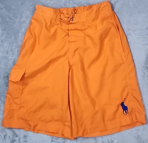 Polo Ralph Lauren costume da bagno pantaloncino uomo grande arancione grande pony spiaggia vacanze - Foto 1 di 11