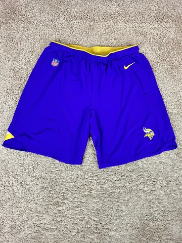 Nike On Field Minnesota Vikings Shorts Purple Dri-Fit Training Men’s Size XXL Cover