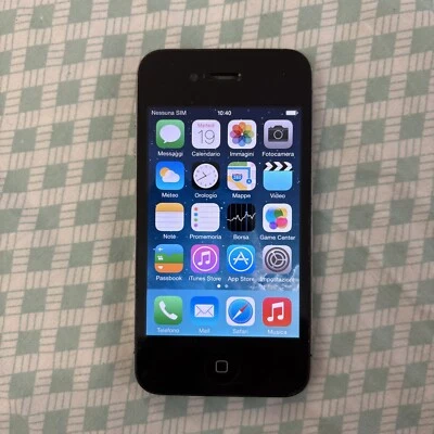Apple iPhone 4 16gb A1332 Nero Black 783 - Immagine 1 di 4