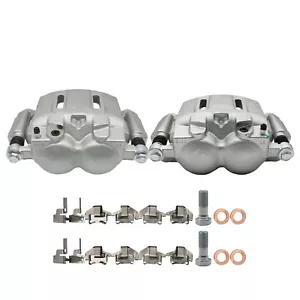 Pair Front Disc Brake Calipers Fit for 2005-2012 Ford F-250 F-350 Super Duty - Picture 1 of 12