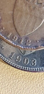 1912 One Cent#030900 /1903 50cents US-FILIPINAS COMBO COINS #030690 - Picture 1 of 12