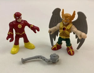 Personaggi Fisher Price Imaginext DC Justice League Flash & Hawkman Super Friends - Foto 1 di 10