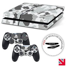 CAMO Series 'ARCTIC CAMO' PS4 SKIN DECAL VINYL STICKER WRAP