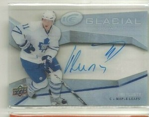  2008-09 Upper Deck Ice Glacial Graphs #GGTL Jiri Tlusty (ref50589)