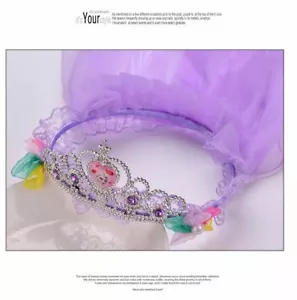 Children's crown headdress princess baby hairpin headband head yarn girl wreath - Picture 1 of 2