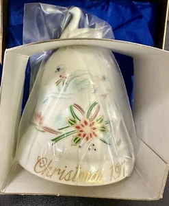 NORITAKE BONE CHINA CHRISTMAS BELL 1979 LIMITED EDITION - JUST BEAUTIFUL - RARE - Picture 1 of 6
