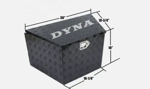 36"W Aluminum Trailer Tongue Tool-Box Storage Black - Picture 1 of 1
