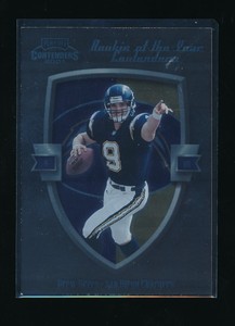 DREW BREES 2001 PLAYOFF CONTENDERS ROY CONTENDERS #7 RC *CHARGERS SAINTS*