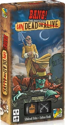 Undead or Alive Expansion Bang 骰子游戏家庭派对游戏达芬奇游戏 DVG9115 — 第 1/2 张图片