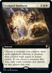 [4x] Sculpted Sunburst - Extended Art Near Mint, English Commander Legends: Batt - Picture 1 of 1