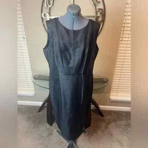 Lafayette 148 New York Leinenmischung Kleid Größe 16 Neu mit Etikett - Bild 1 von 5