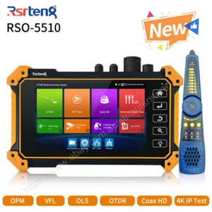 Rsrteng 5.4in Optical Fiber Tester TVI/CVI/AHD/CVBS RSO-5510 1310/1550 28/26dB - Picture 1 of 16