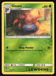 Gloom - 3/236 - Reverse Holo Uncommon - Cosmic Eclipse - Pokemon Card - Picture 1 of 2
