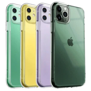 Funda delgada TPU flexible de gel transparente de silicona para iPhone 16e 15 14 13 12 11 SE - Imagen 1 de 24