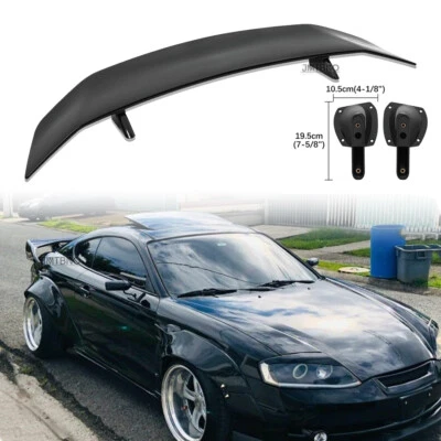 For Hyundai Tiburon 46" GT-Style Racing Rear Trunk Spoiler Wing Lid Glossy Black - Image 1 of 4