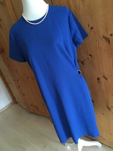 ✦ HUGO BOSS DIRAMI ✦ Gr. 42 / 44 ∞ Designer Damen Kleid Etuikleid ∞ Royalblau - Bild 1 von 10