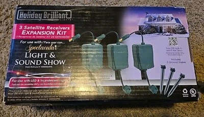 Holiday Brilliant Spectacular Light & Sound Show 3 Plug Expansion Kit TY-S-2400 - Image 1 of 4