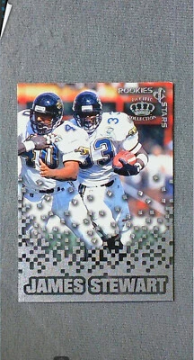 1995 Pacific Triple Folders Rookies & Stars Silver #17 James Stewart Jaguars - Image 1 of 2