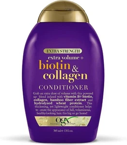 Ogx Thick & Full + Volumising Biotin & Collagen Conditioner For Fine Hair 385mL - Picture 1 of 6