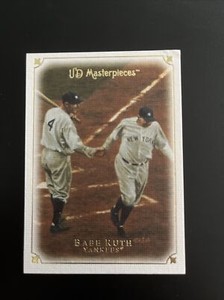 2007 UD Masterpieces Babe Ruth #1 New York Yankees