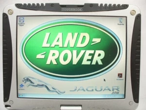 DEALER DIAGNOSTICS PROGRAMMING LAND ROVER JAGUAR  + LAPTOP PANASONIC CF18 - Picture 1 of 7