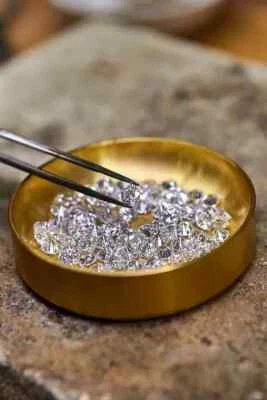 Loose Lab-Grown CVD Diamond LOT 2.10 MM D Color IF CLARITY 28 PCS Certified - Image 1 of 4