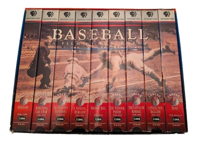 Baseball - A film by Ken Burns VHS Set - Great Series To Watch! - Image 1 of 4