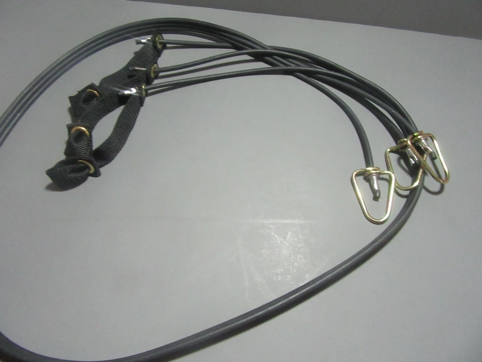 Tie Out Cords, High Quality Rubber Cords, 6FT, Lot of 6