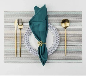 Bit Lit Mit Placemats Set Of 8 70% PVC 30% Polyester - Picture 1 of 10