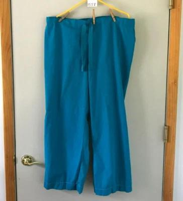 Pantalones SB Scrub para mujer 2X - verde azulado - uniforme de enfermería - entrepierna 28,5" - 1558 Foto 1 de 4