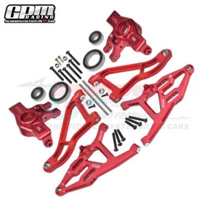 GPM Alloy 7075 Steering Wheel Hub + Suspension Arm Set for TRAXXAS 1/7 UDR RC - Picture 1 of 20