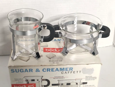 Conjunto Bodum Sugar Creamer Caffettiera Carsten Jorgensen Design Portugal - Imagem 1 de 4