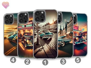 Retro Vintage Auto Handyhülle Abdeckung Gel für Apple iPhone Samsung Modelle 689 - Bild 1 von 16
