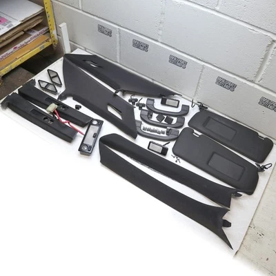 BMW E36 COUPE M SPORT BLACK HEADLINER PARTS SUNVISORS LIGHTS PILLAR TRIMS - Image 1 of 4