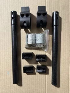 Cafe Racer Handlebars Ends Alloy Kit. Motorbike Kawasaki Honda Norton BSA - Picture 1 of 8