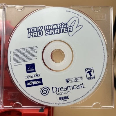 Tony Hawk's Pro Skater 2 (Sega Dreamcast, 2000) solo disco Foto 1 de 2