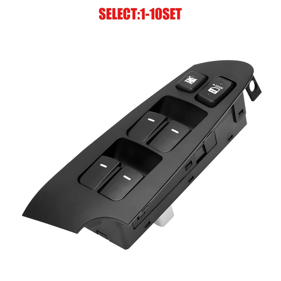 Interruptor de ventana eléctrica del lado izquierdo del conductor apto para Kia Forte 2010-2013 901906 EE. UU. 1-10x Foto 1 de 4