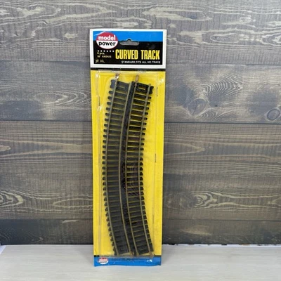 Vintage Model Power 33 HO Scale Curved Track 18 Inch Radius 4 Pcs NOS - Image 1 of 4