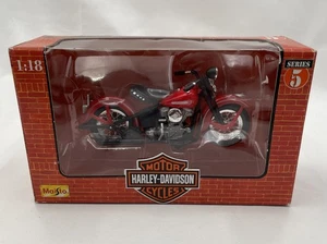 Maisto Harley Davidson 1948 FL Panhead Motorcycle 1:18 Series 5 #31360 - Picture 1 of 12