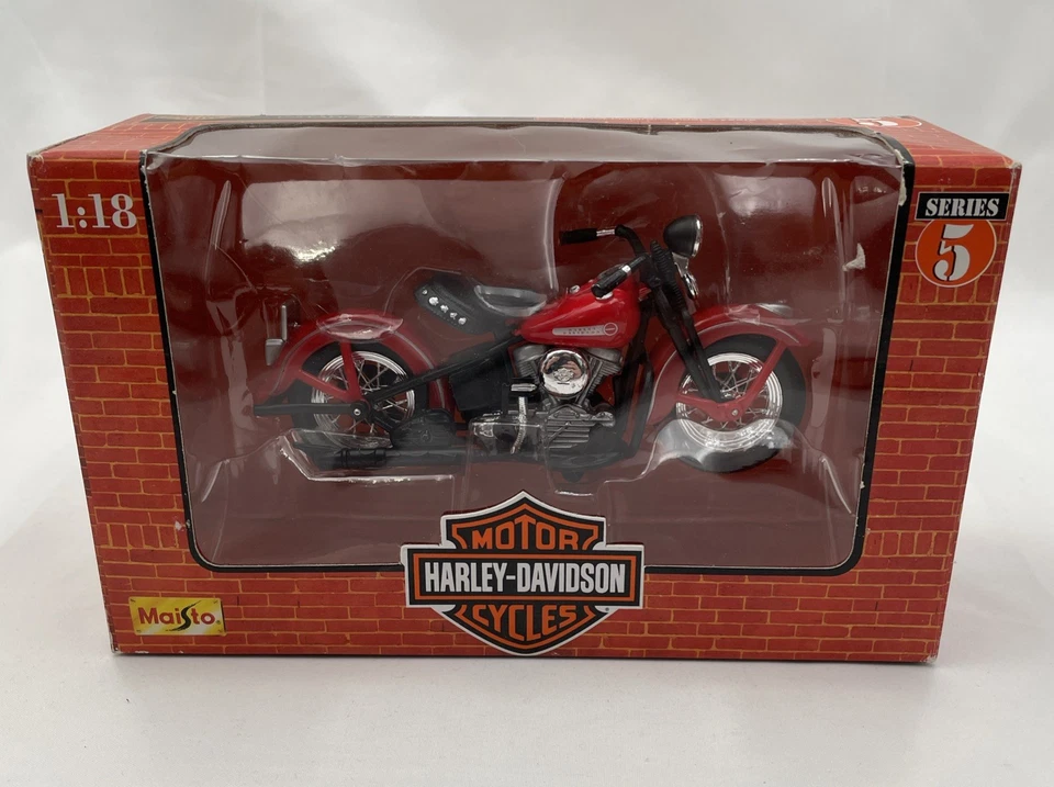 Series 5 Complete Set of Harley Davidson Die Cast Motorcycles Maisto 1 18