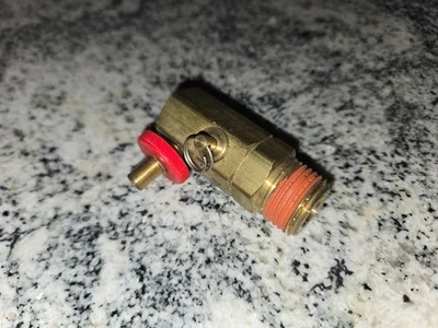 POWERMATE 028-0036 Portable AIR TANK VALVE 3/4" MPT FREE SHIPPING - Image 1 of 2